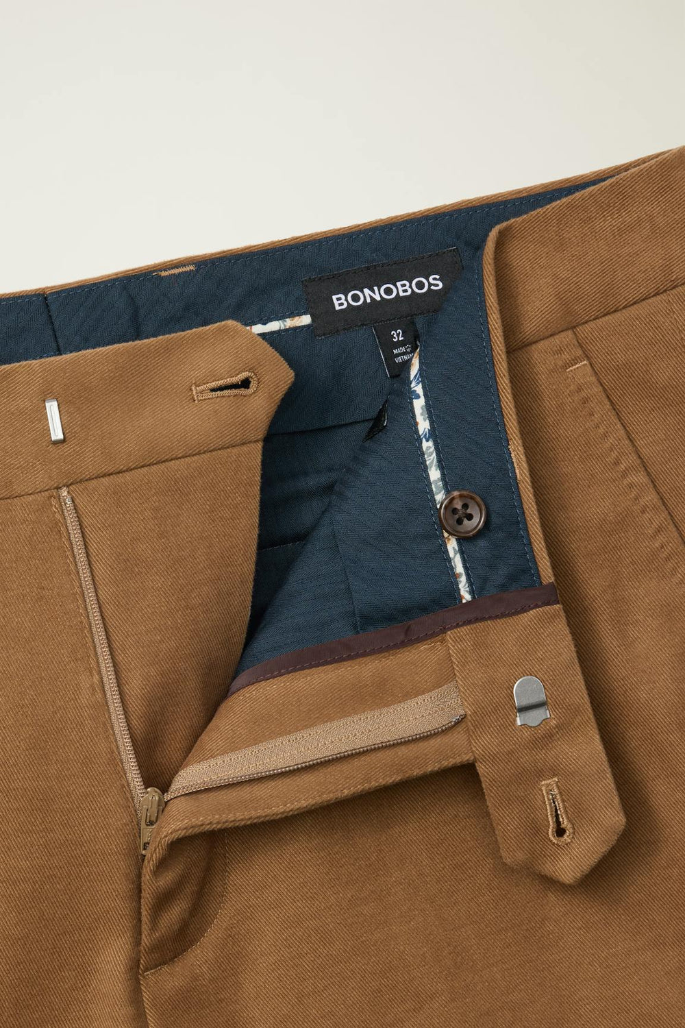 Jetsetter Italian Brushed Cotton Dress Pant / Bonobos - british khaki