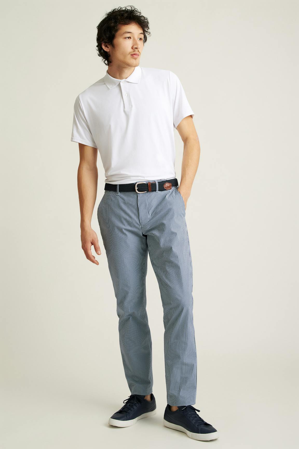 Performance Seersucker Golf Pant / Bonobos - bluesy stripe