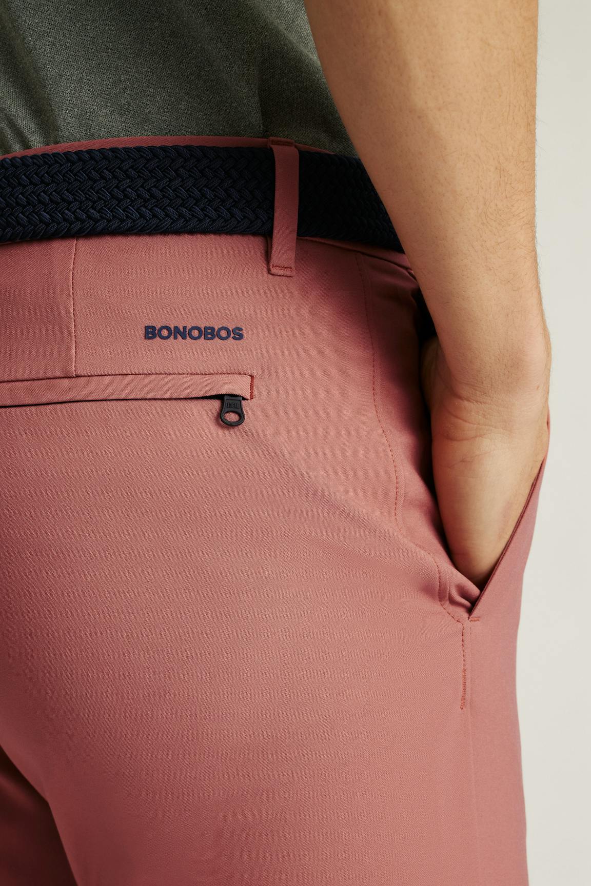Performance Link Pants / Bonobos - withered rose