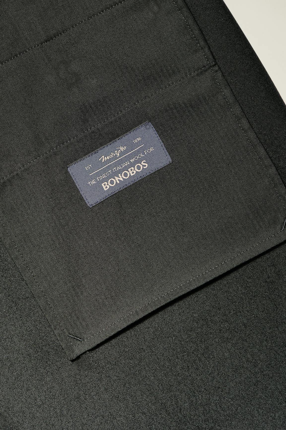 Jetsetter Italian Brushed Wool Dress Pant / Bonobos - black