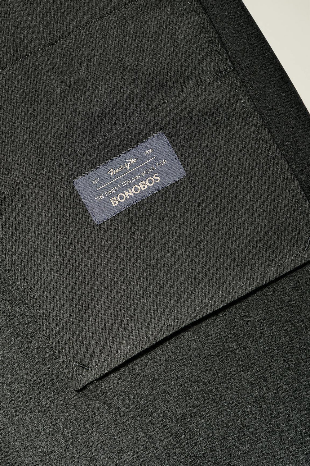 Jetsetter Italian Brushed Wool Dress Pant / Bonobos - black