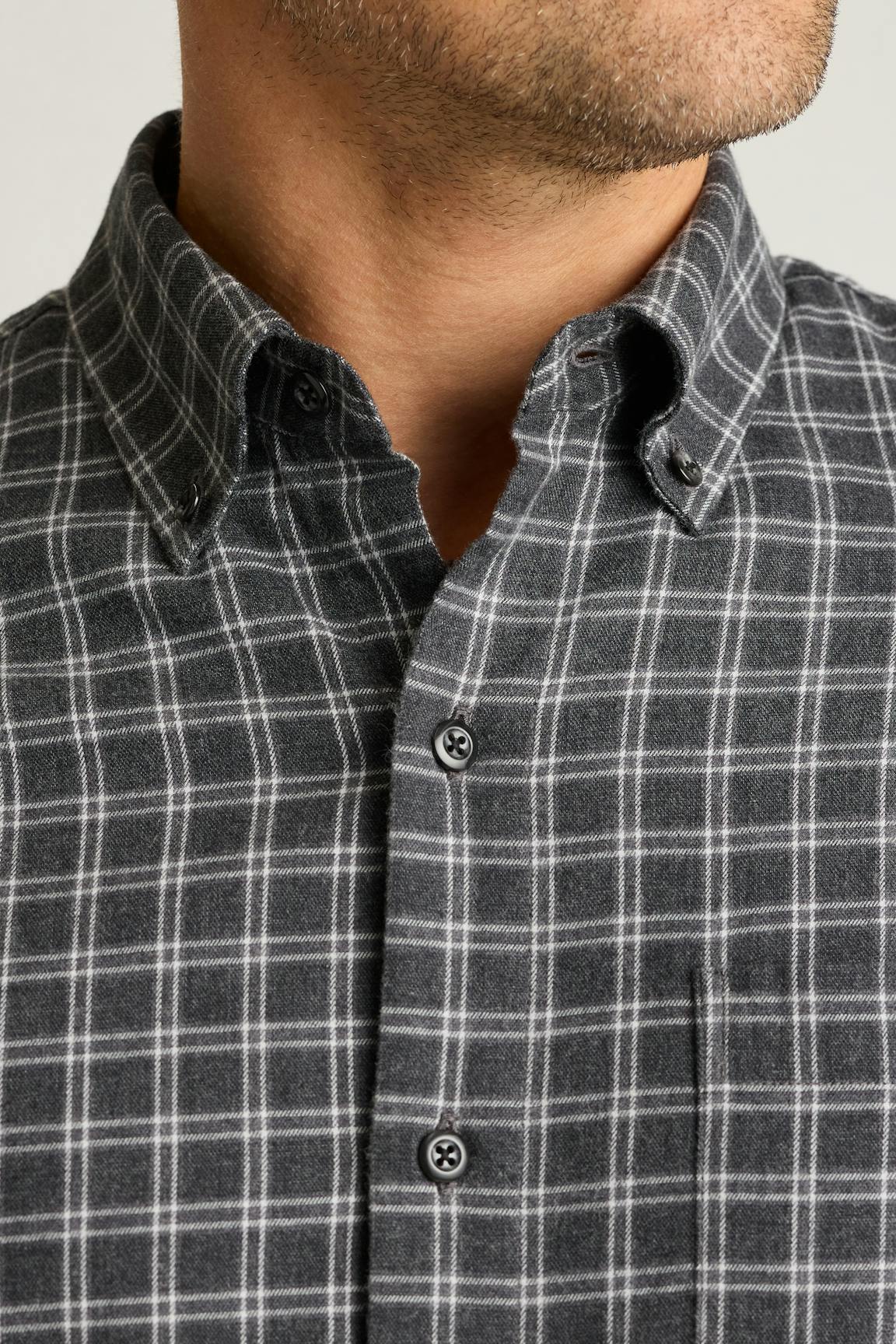 Everyday Lightweight Flannel Shirt / Bonobos - charcoal newton plaid