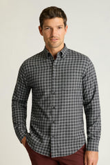 Everyday Lightweight Flannel Shirt / Bonobos - charcoal newton plaid