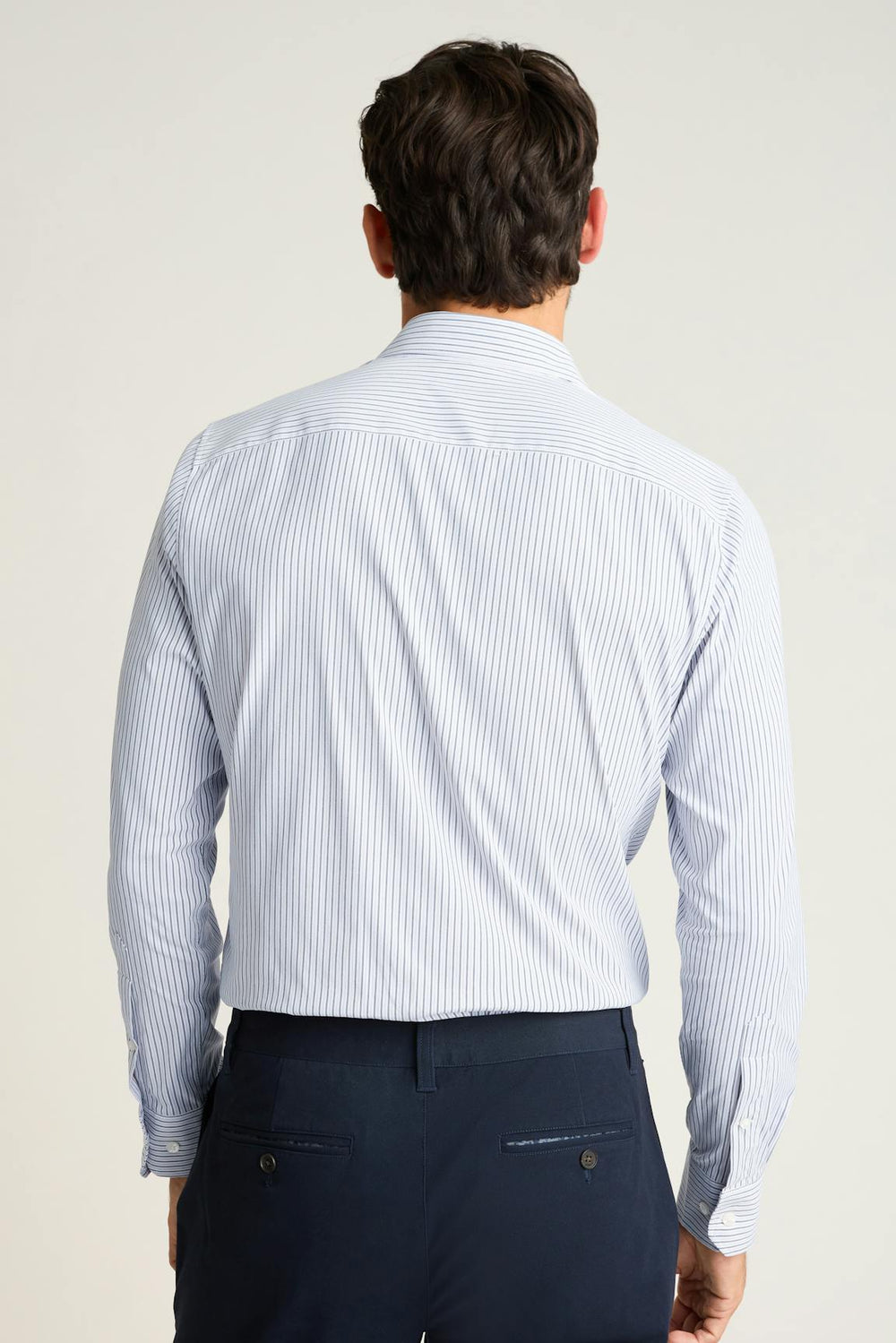 Tech Button Down Shirt / Bonobos - blue lavender twill stripe