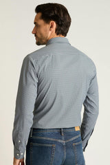 Tech Button Down Shirt / Bonobos - lavender gingham