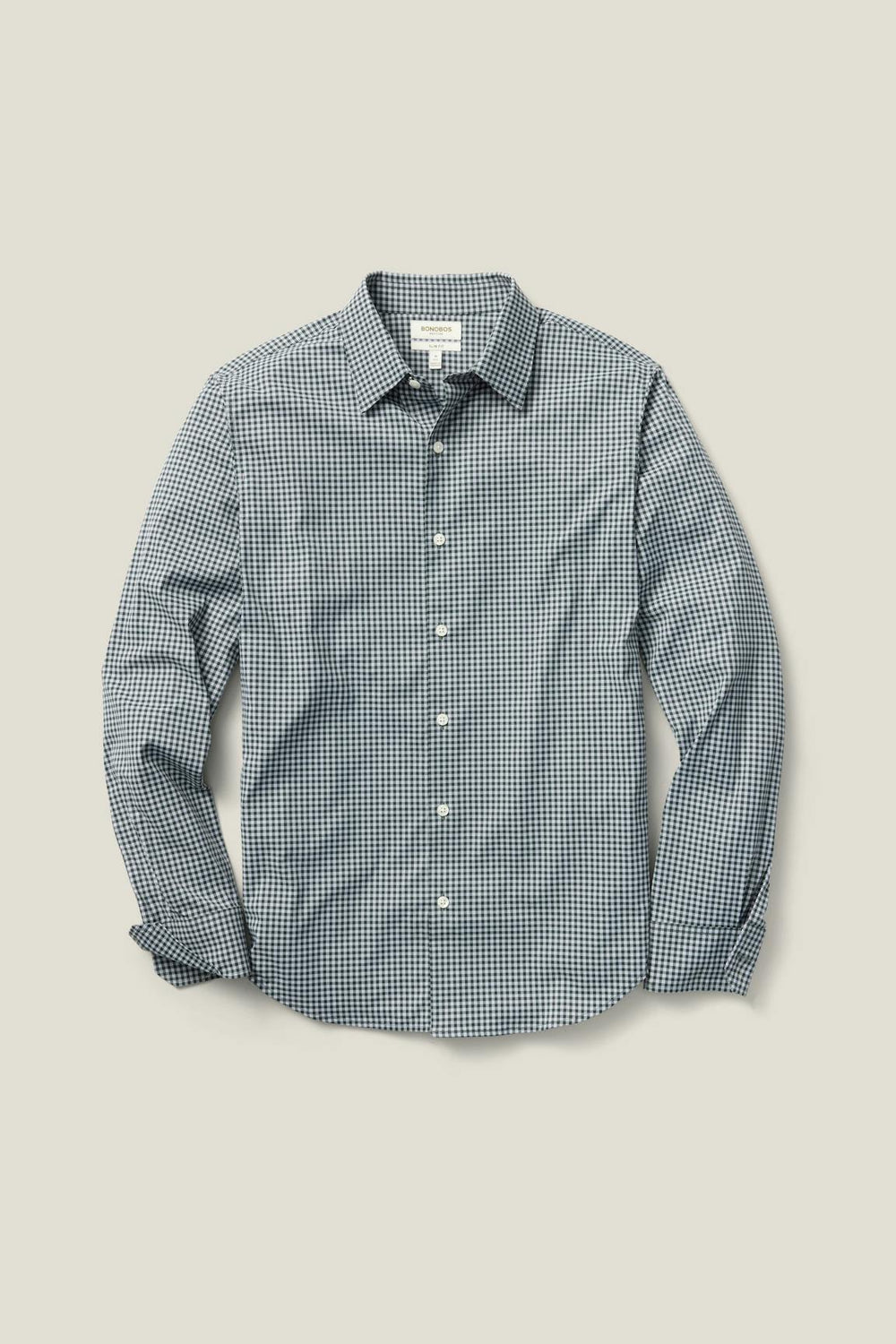 Tech Button Down Shirt / Bonobos - lavender gingham