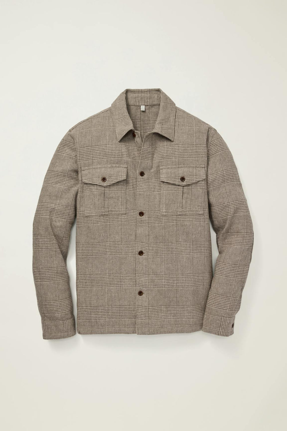 Nantucket Linen Overshirt / Bonobos - brown glen check