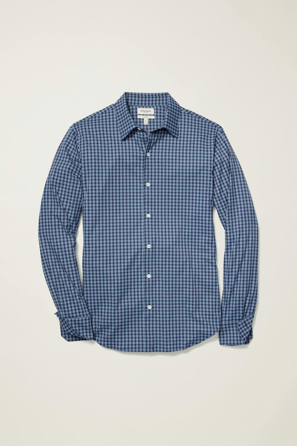 Tech Button Down Shirt / Bonobos - navy blue gingham
