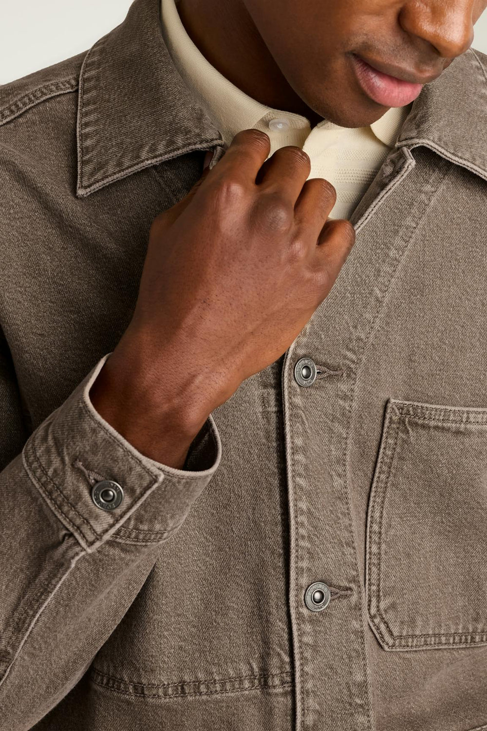 Gramercy Denim Beau Chore Jacket / Bonobos - brown vintage wash