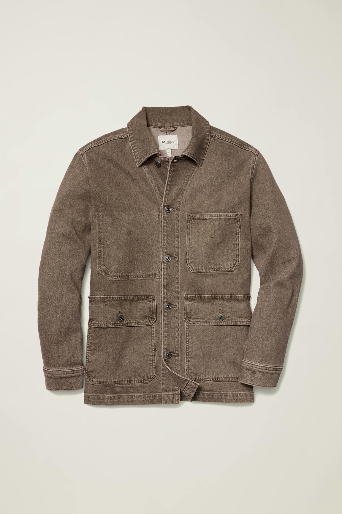 Gramercy Denim Beau Chore Jacket / Bonobos - brown vintage wash