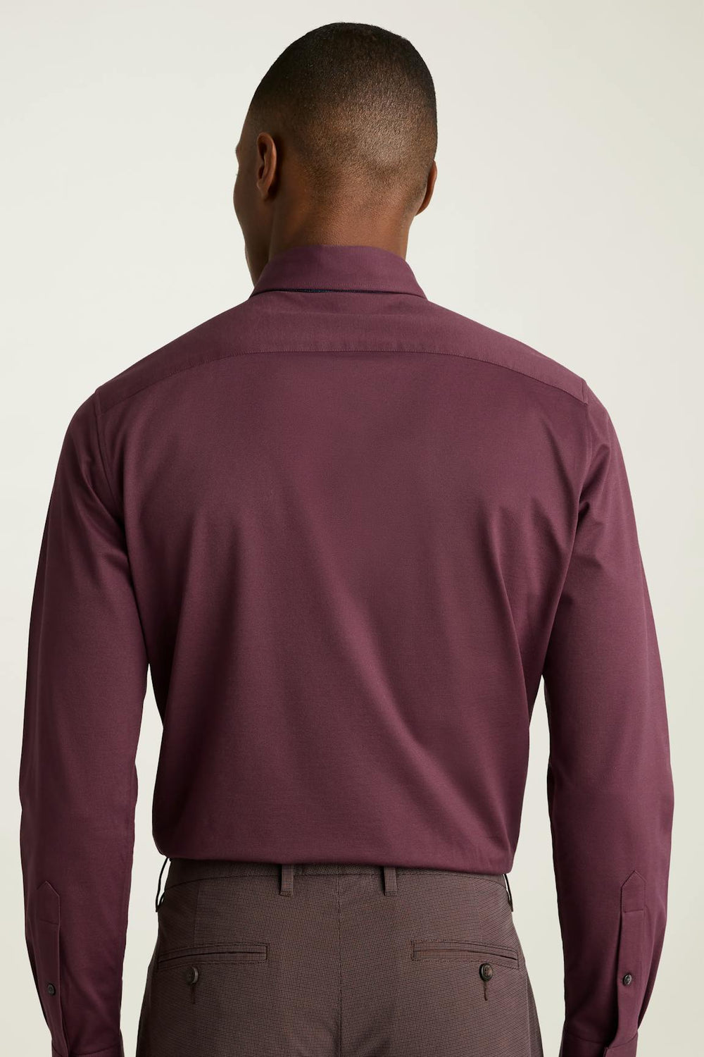 Tech Pique Button Down Shirt / Bonobos - burgundy