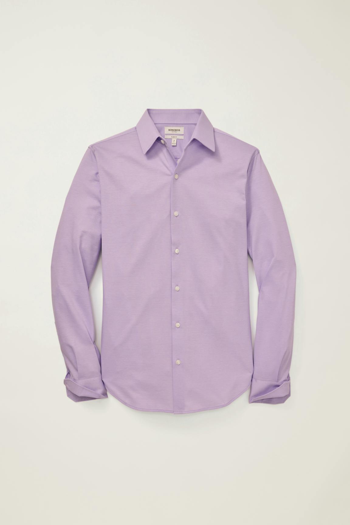 Tech Pique Button Down Shirt / Bonobos - lavender texture