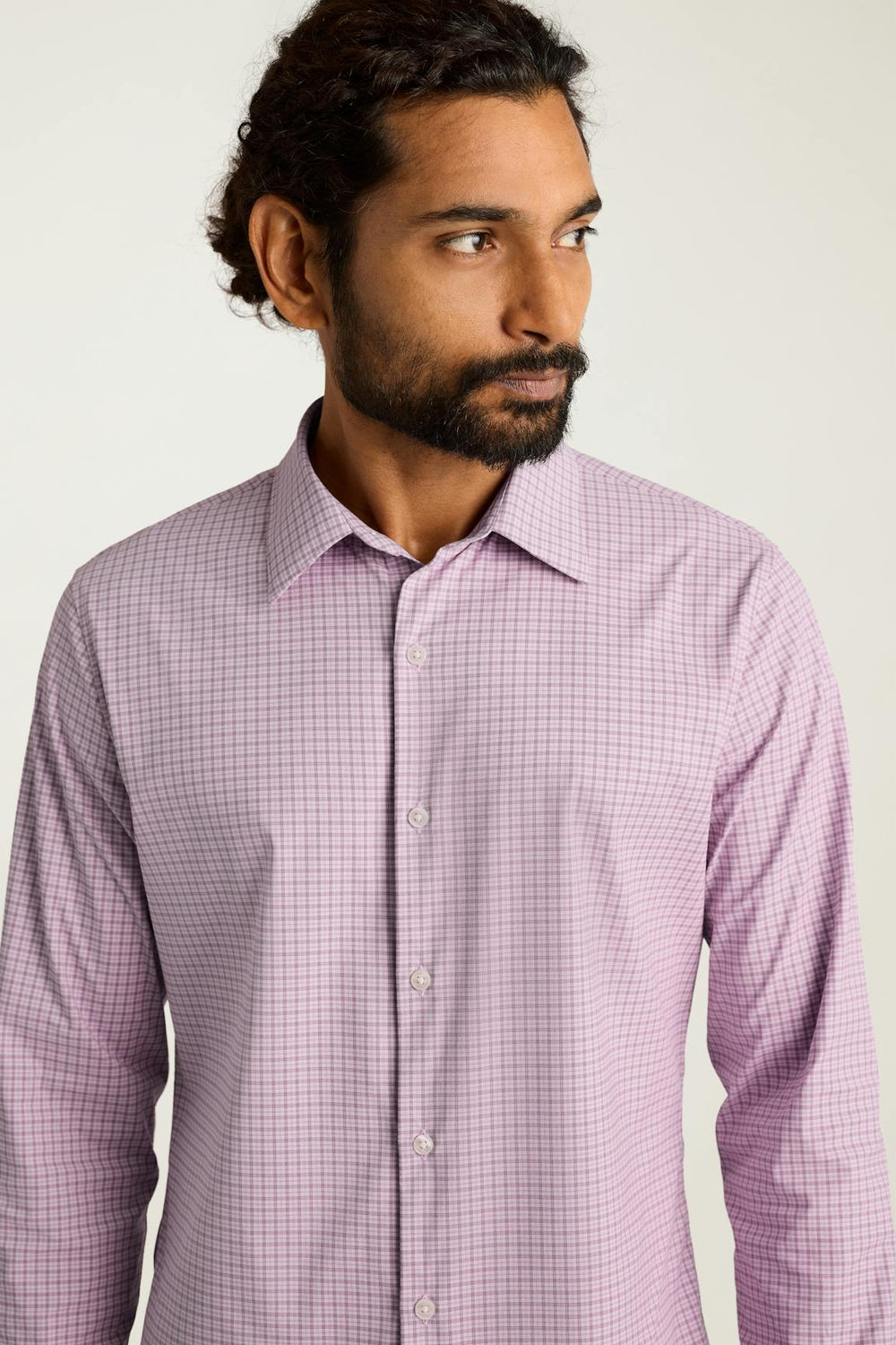 Tech Button Down Shirt / Bonobos - pink ryanly plaid