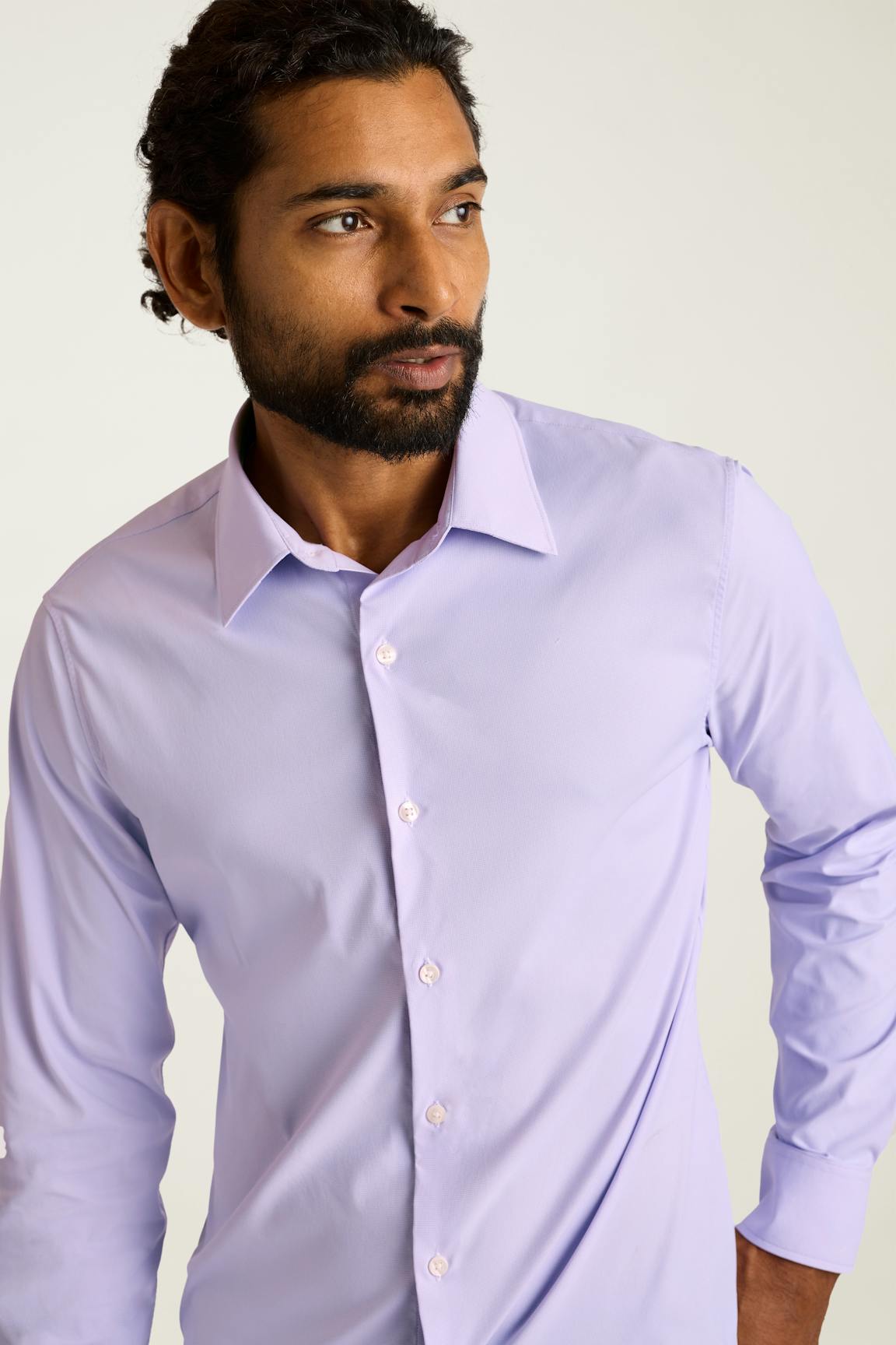 Tech Button Down Shirt / Bonobos - lavender