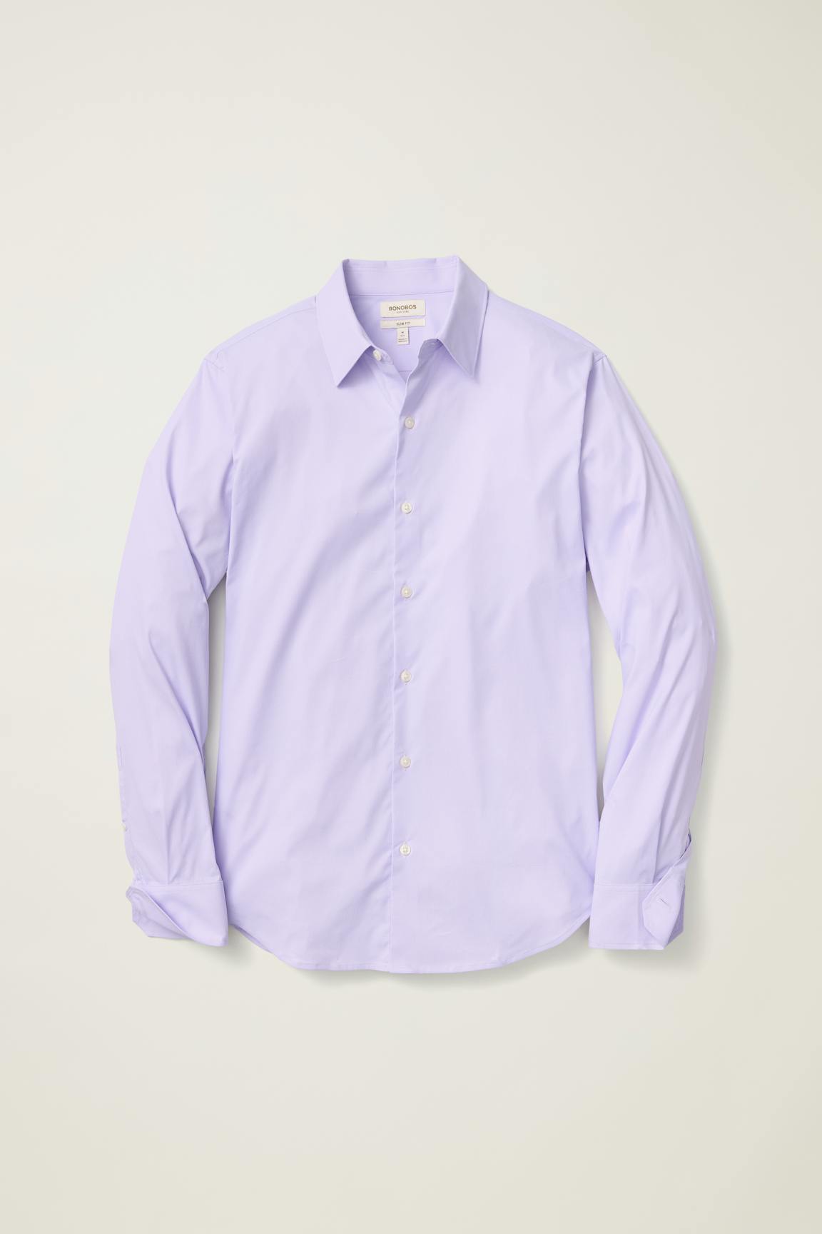 Tech Button Down Shirt / Bonobos - lavender