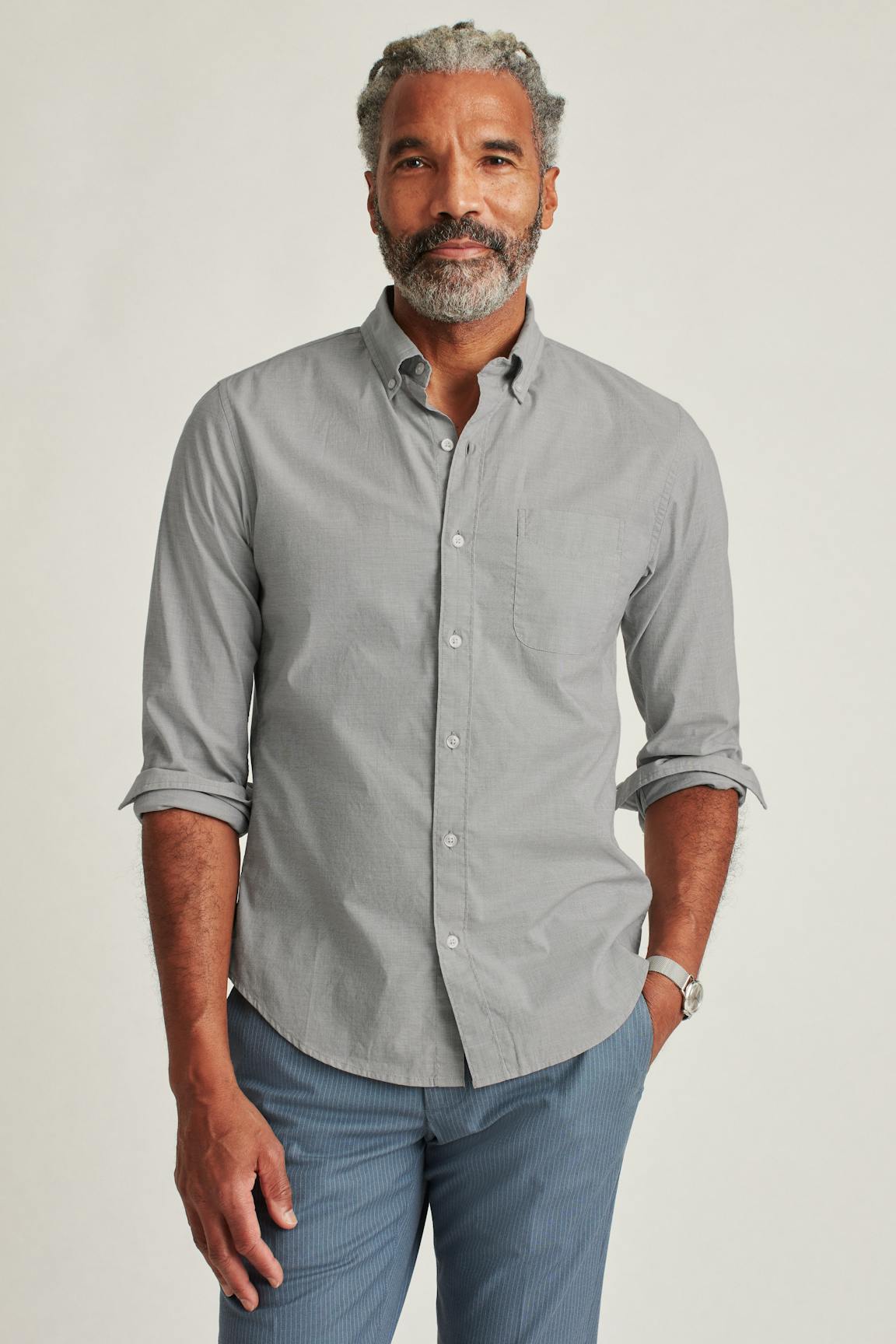 Everyday Shirt / Bonobos - grey end on end