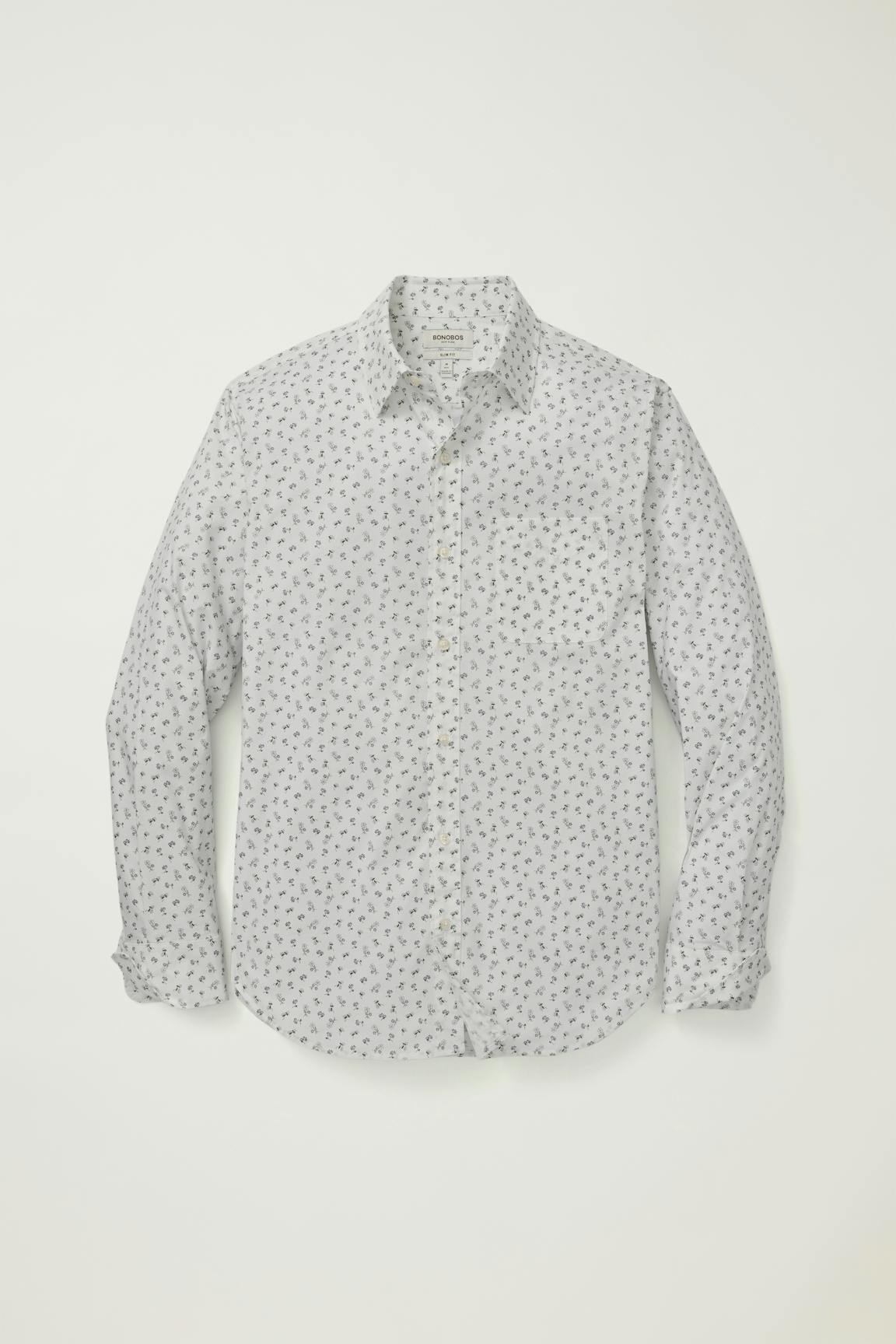Everyday Shirt / Bonobos - blue white micro floral
