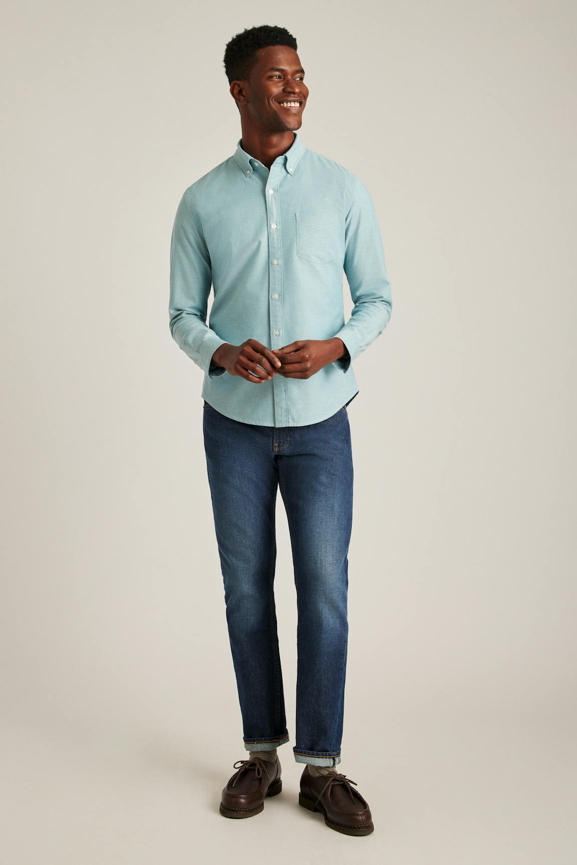 Everyday Oxford Shirt / Bonobos - nile blue