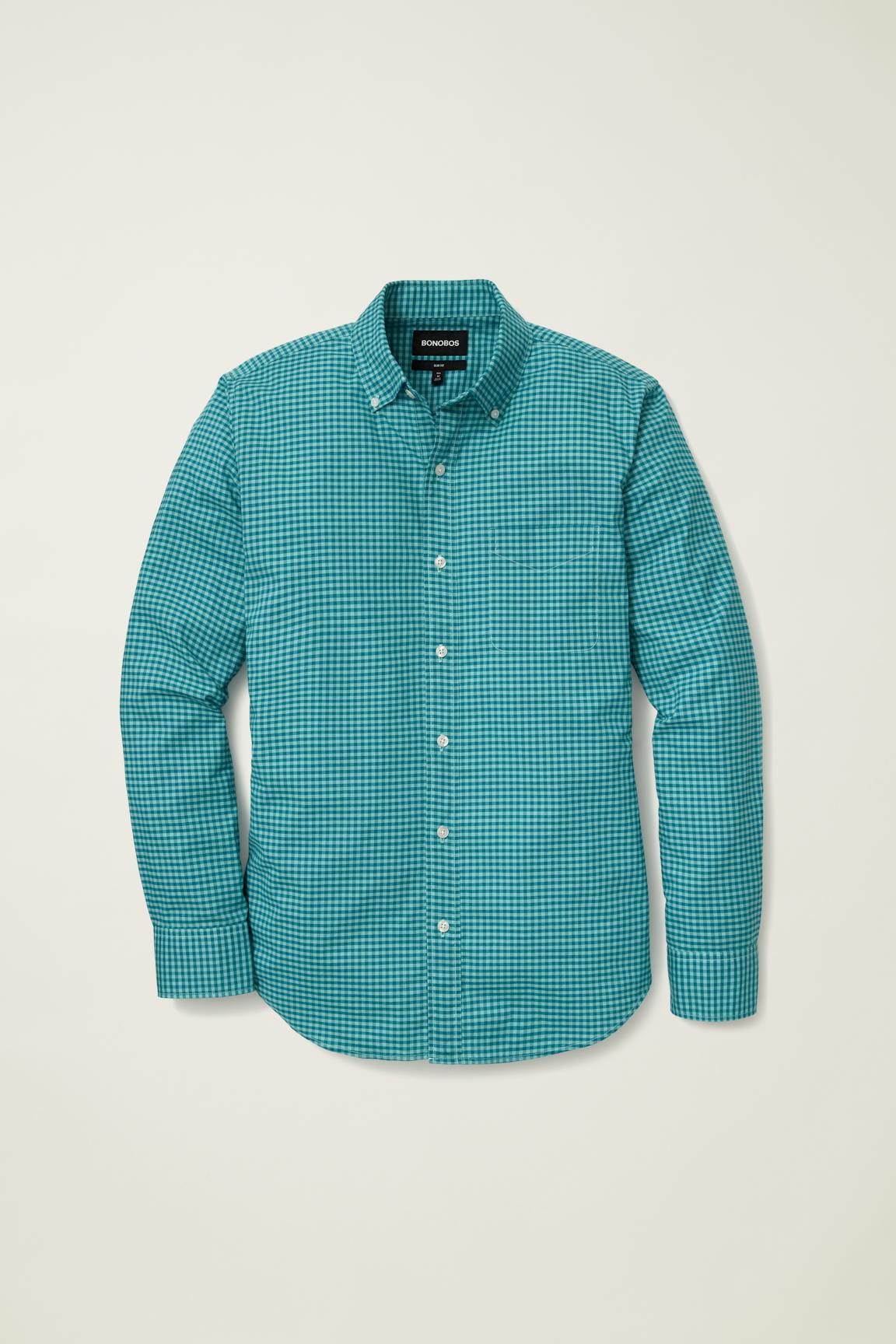 Everyday Shirt / Bonobos - blue lagoon mini gingham