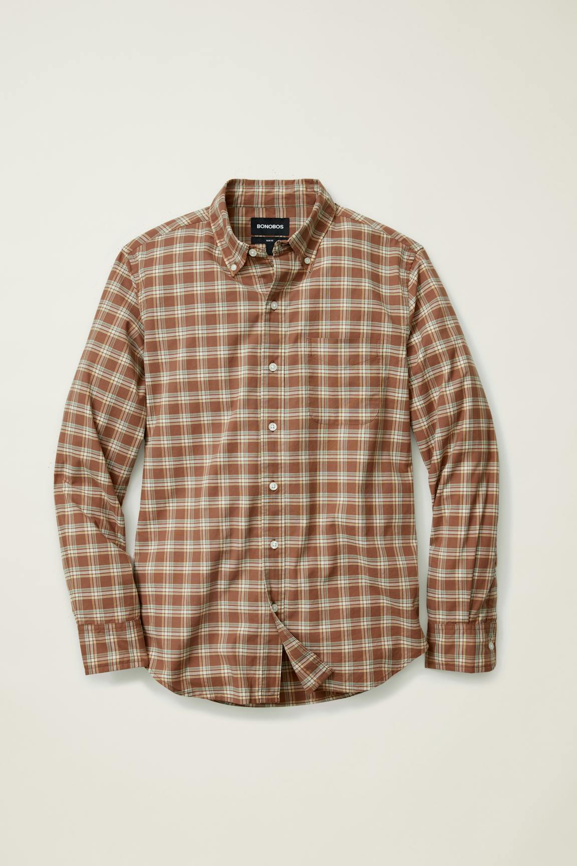 Everyday Shirt / Bonobos - brown leon plaid