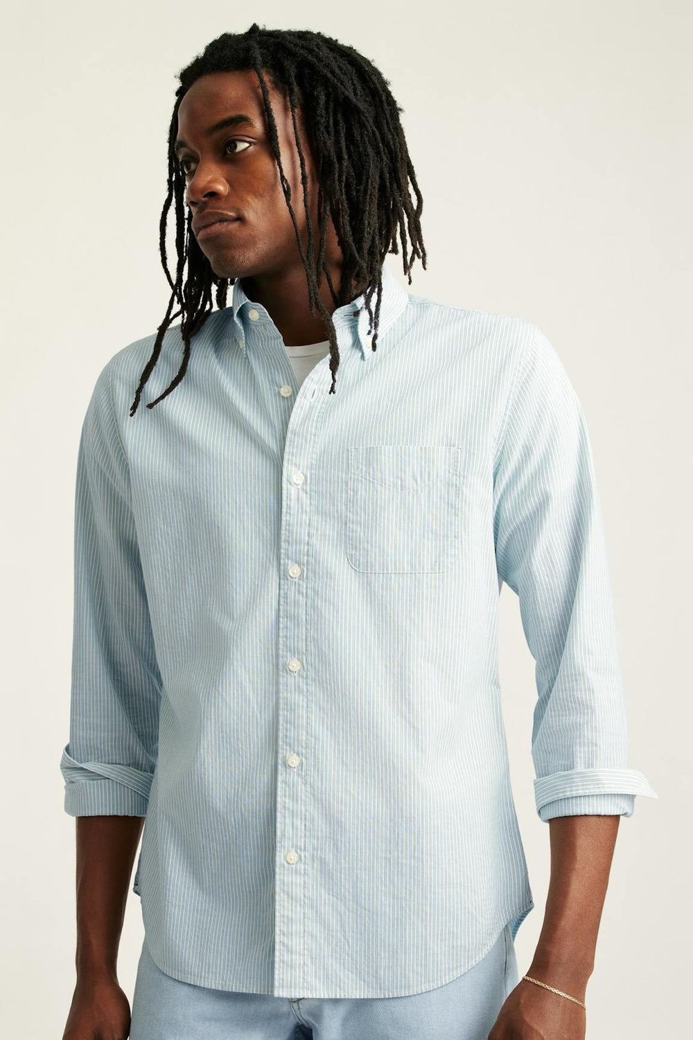 Everyday Shirt / Bonobos - blue green stripe