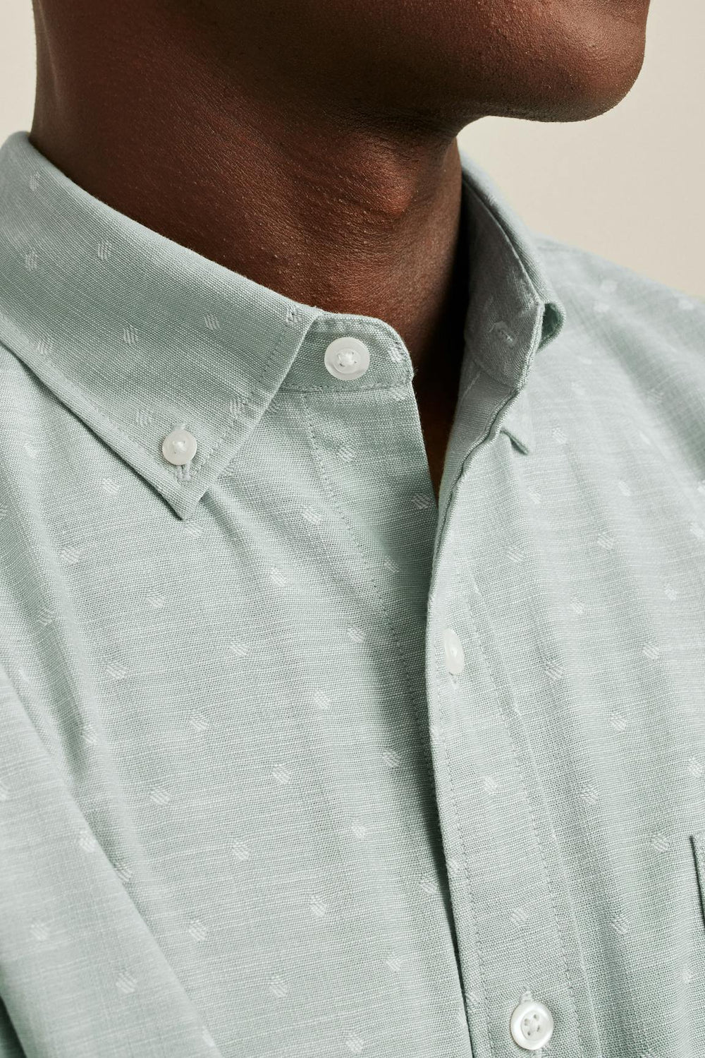 Everyday Shirt / Bonobos - sage chambray dobby dot