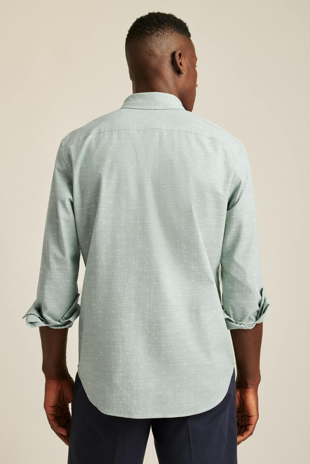 Everyday Shirt / Bonobos - sage chambray dobby dot