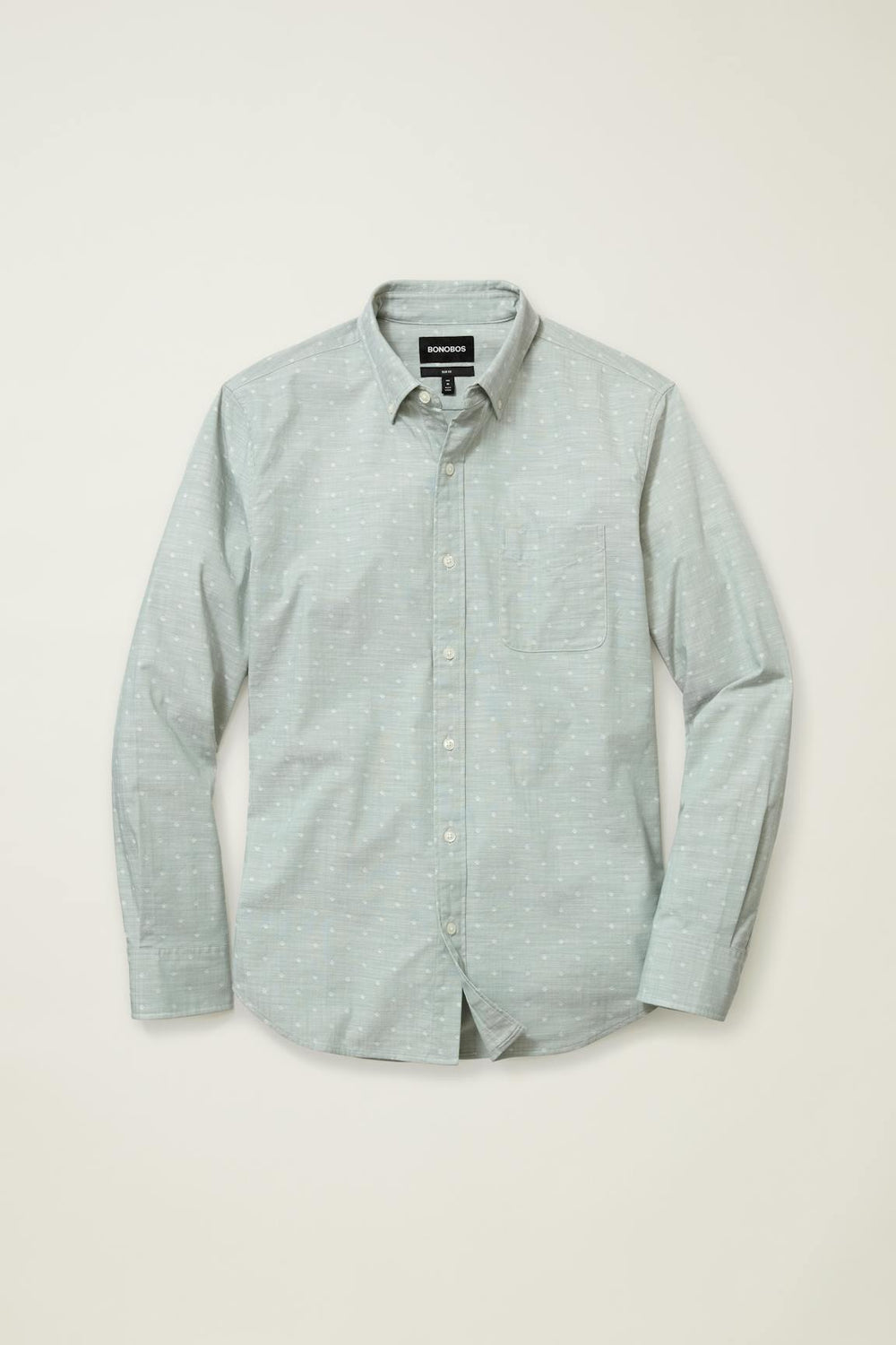 Everyday Shirt / Bonobos - sage chambray dobby dot