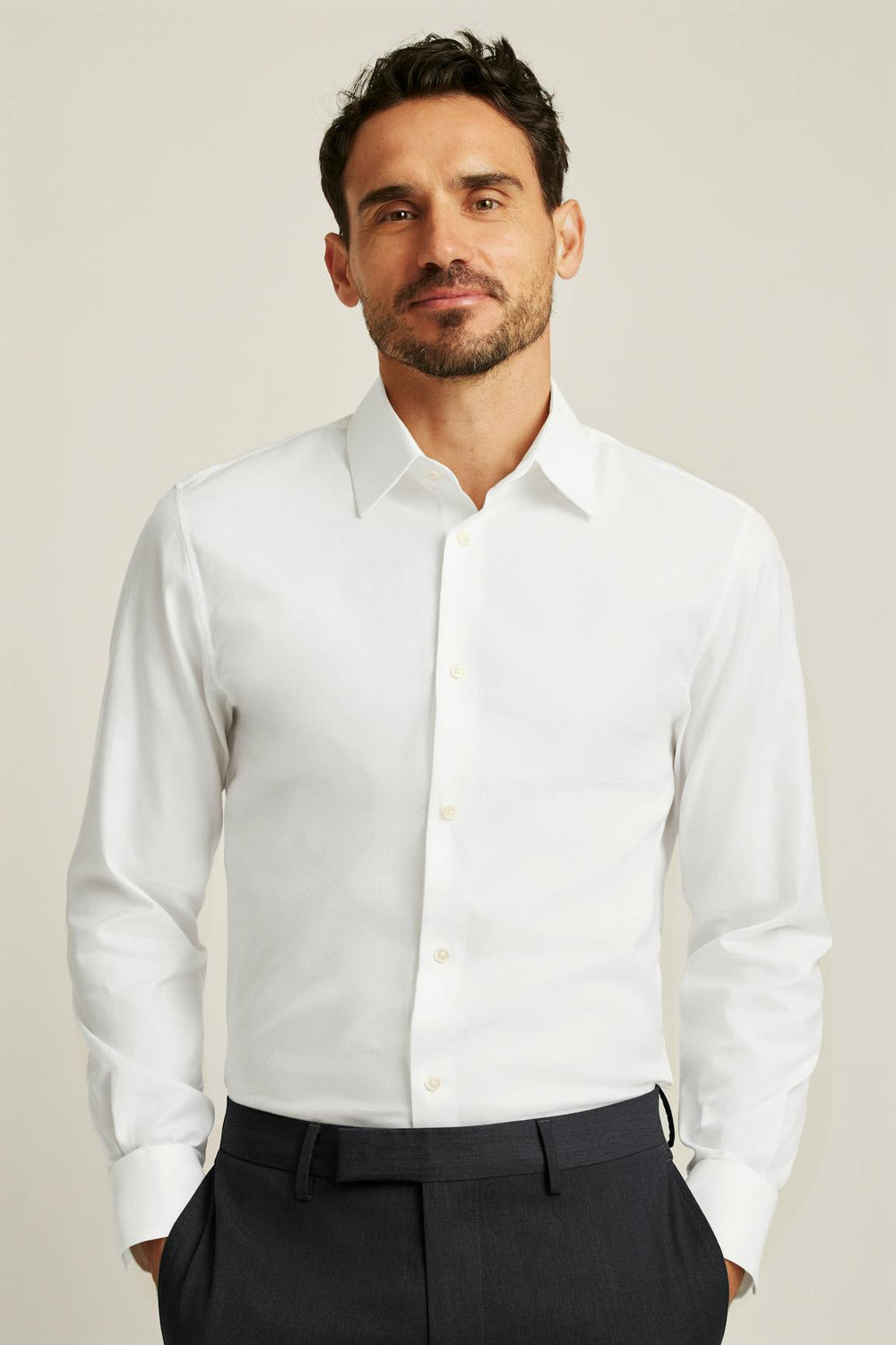 Jetsetter Premium Dress Shirt / Bonobos - white dobby