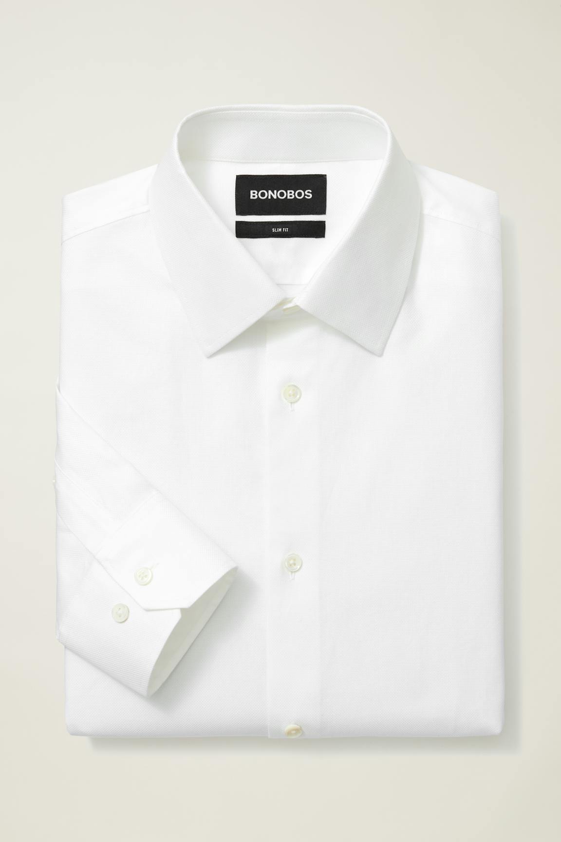 Jetsetter Premium Dress Shirt / Bonobos - white dobby