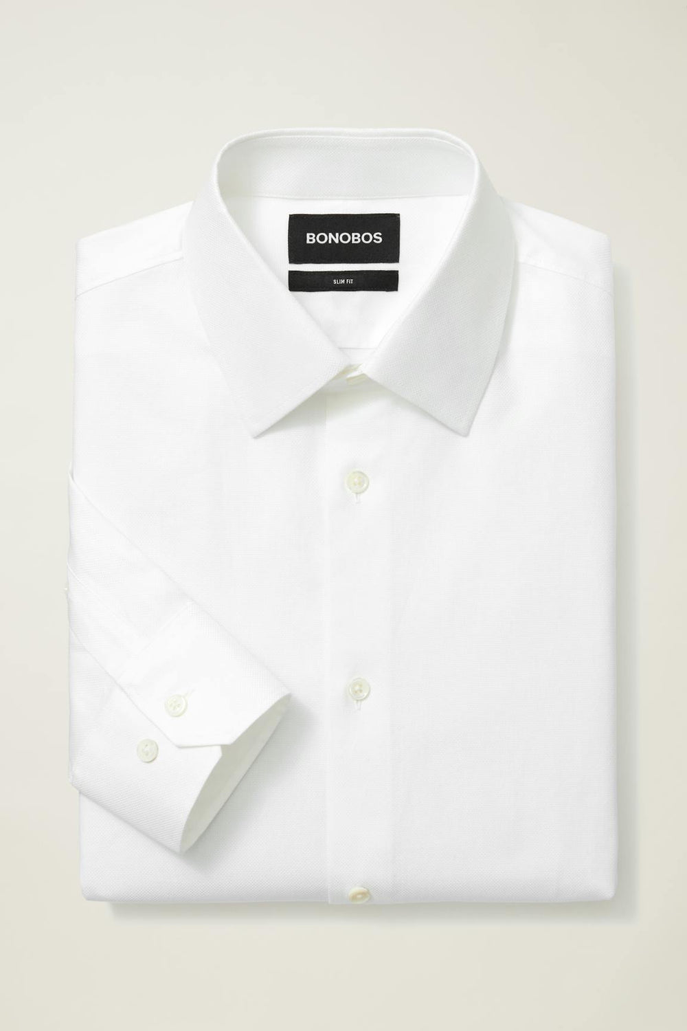 Jetsetter Premium Dress Shirt / Bonobos - white dobby