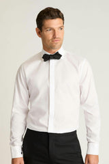 Empire Stretch Tuxedo Shirt / Bonobos - white pique