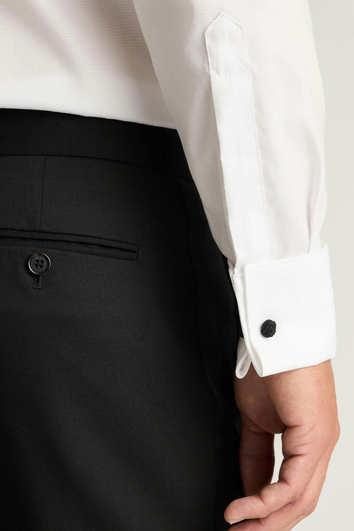 Empire Stretch Tuxedo Shirt / Bonobos - white pique