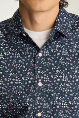 Riviera Short Sleeve Shirt / Bonobos - navy odisha floral