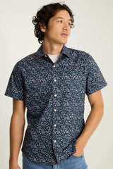Riviera Short Sleeve Shirt / Bonobos - navy odisha floral