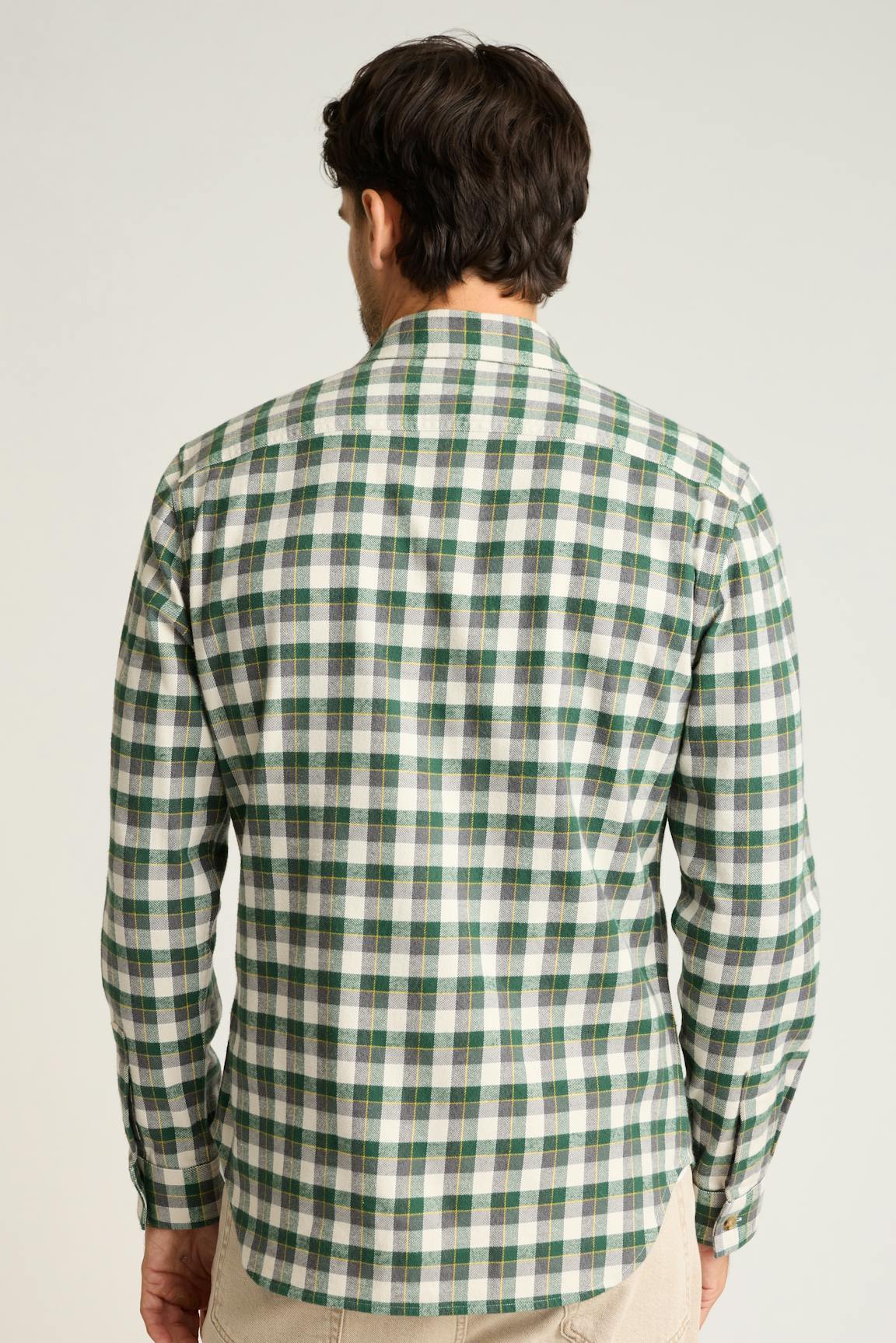 Fireside Flannel Shirt / Bonobos - green shay check