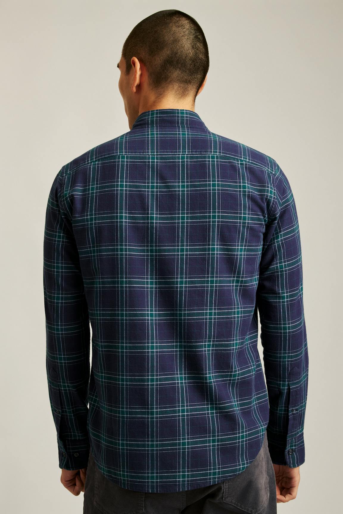 Everyday Lightweight Flannel Shirt / Bonobos - navy tadley plaid