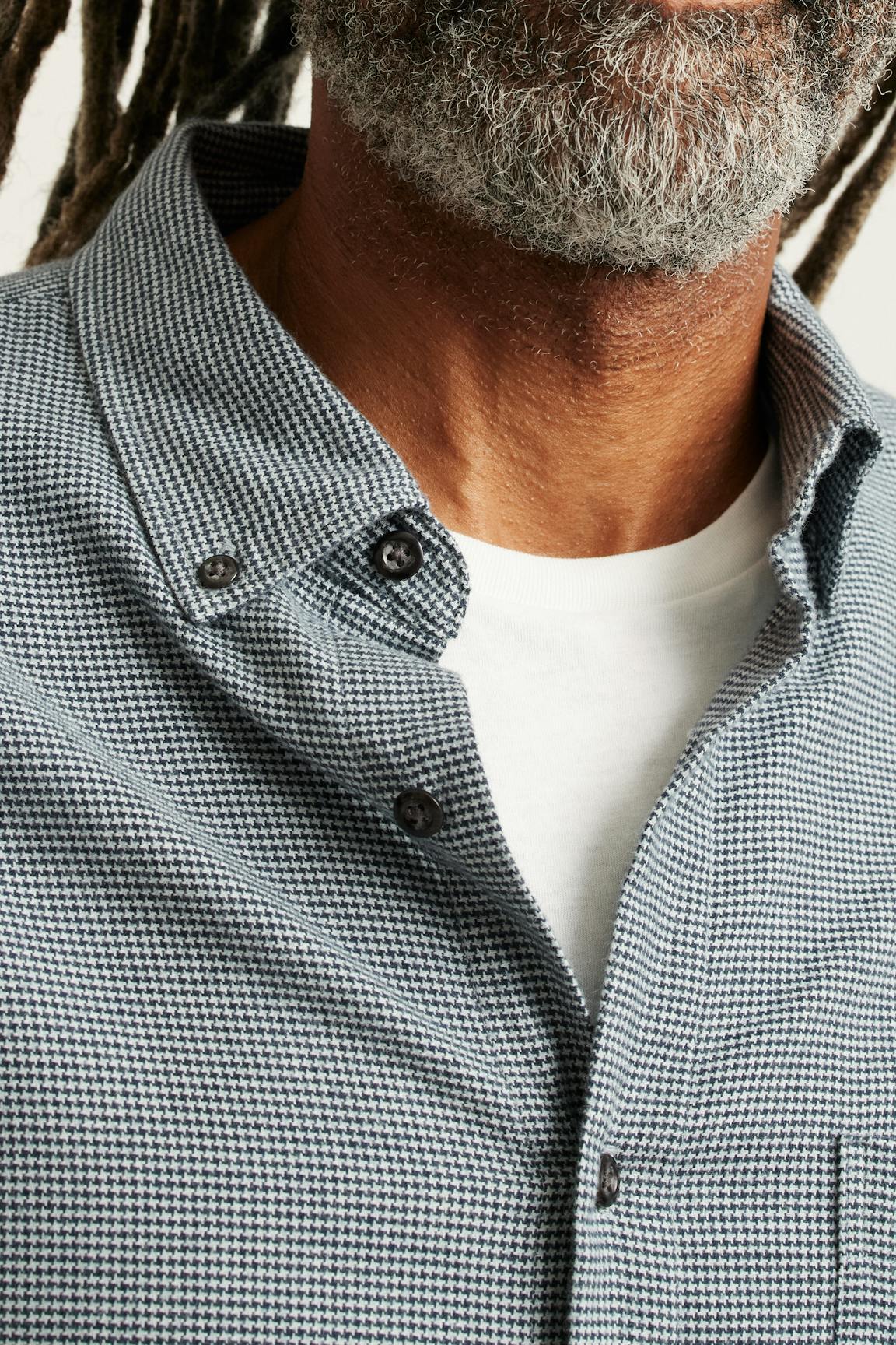 Everyday Lightweight Flannel Shirt / Bonobos - navy grey houndstooth