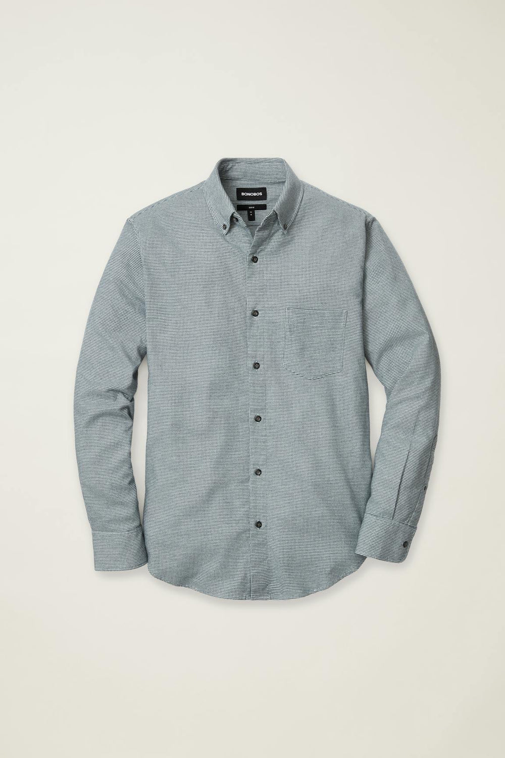 Everyday Lightweight Flannel Shirt / Bonobos - navy grey houndstooth