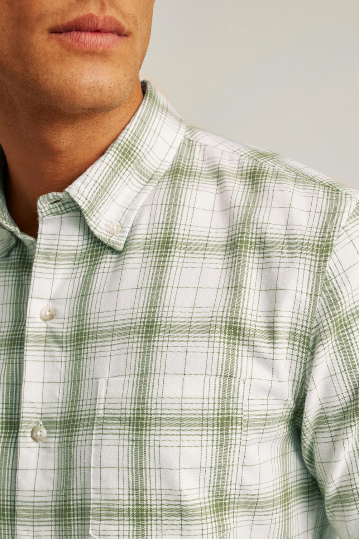 Everyday Lightweight Flannel Shirt / Bonobos - green loden plaid