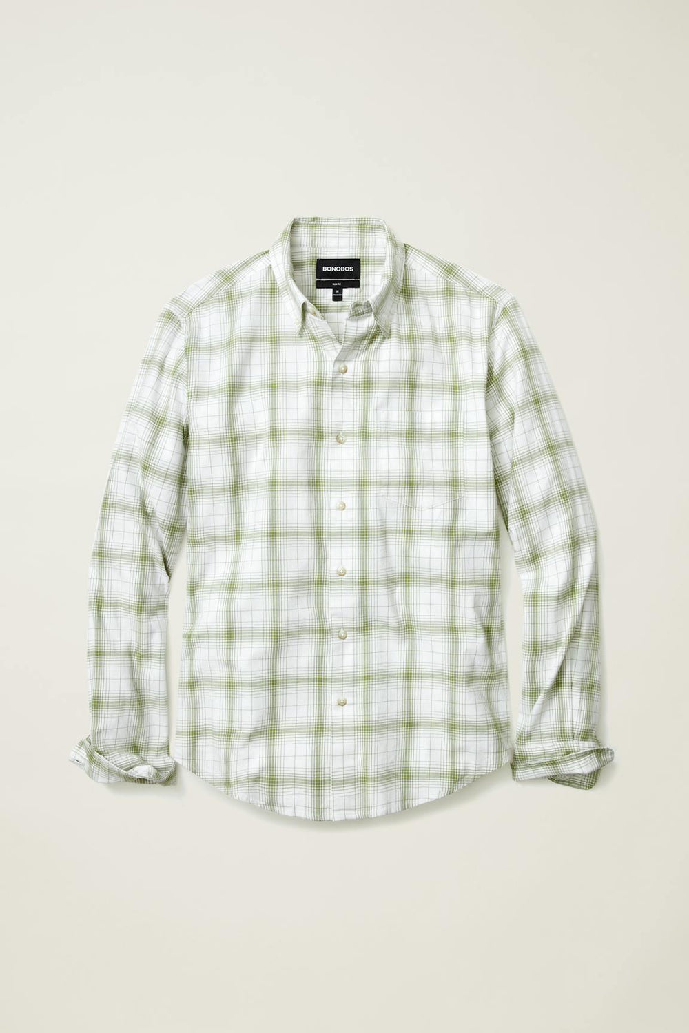 Everyday Lightweight Flannel Shirt / Bonobos - green loden plaid