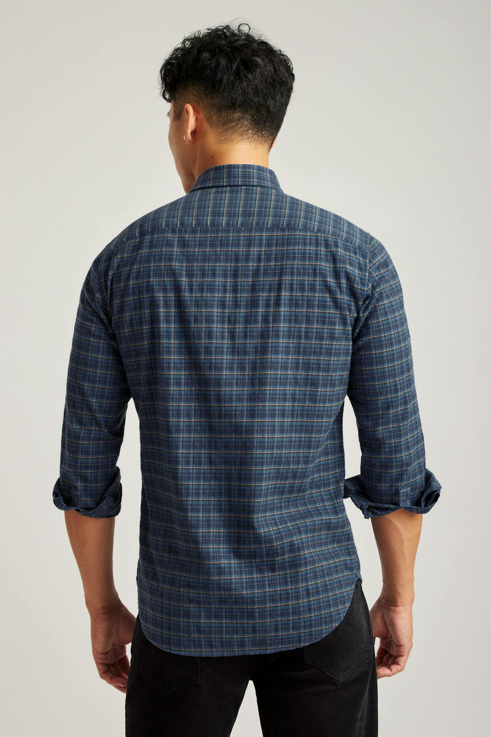 Everyday Lightweight Flannel Shirt / Bonobos - blue gladstone plaid