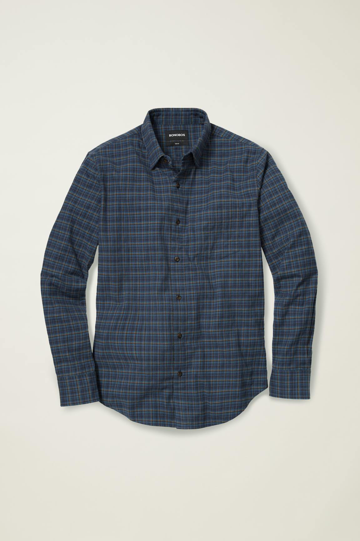 Everyday Lightweight Flannel Shirt / Bonobos - blue gladstone plaid