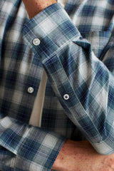 Everyday Lightweight Flannel Shirt / Bonobos - light navy plaid