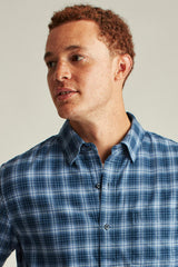 Everyday Lightweight Flannel Shirt / Bonobos - blue bonfire plaid