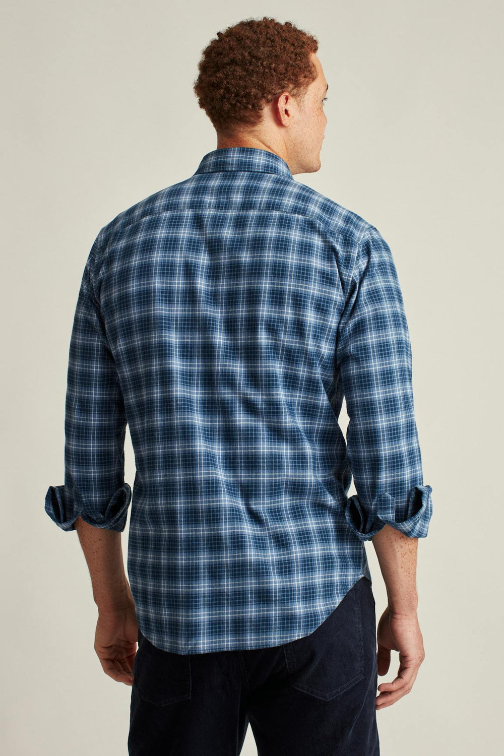 Everyday Lightweight Flannel Shirt / Bonobos - blue bonfire plaid
