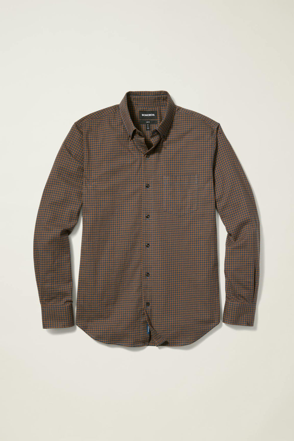 Everyday Lightweight Flannel Shirt / Bonobos - navy blue rust check