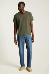 Forever Soft Cotton  V-Neck Tee / Bonobos - dark green