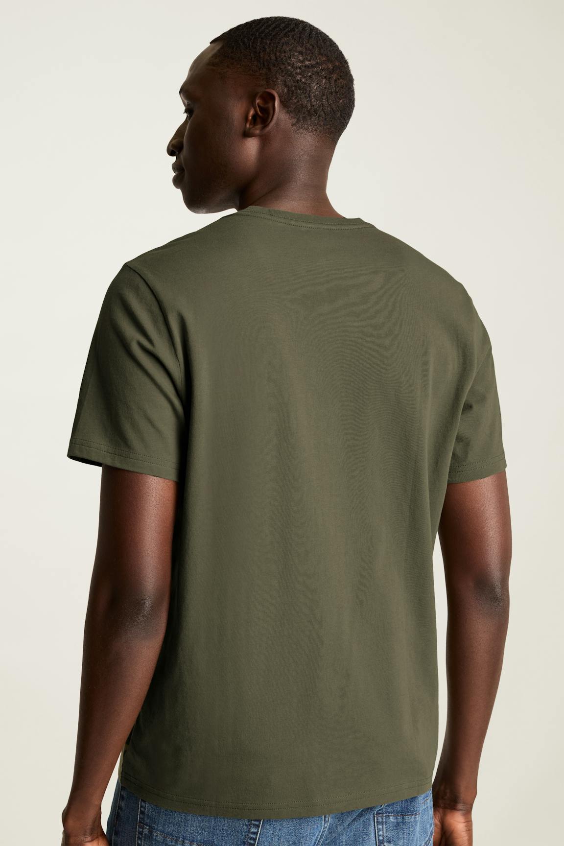 Forever Soft Cotton  V-Neck Tee / Bonobos - dark green