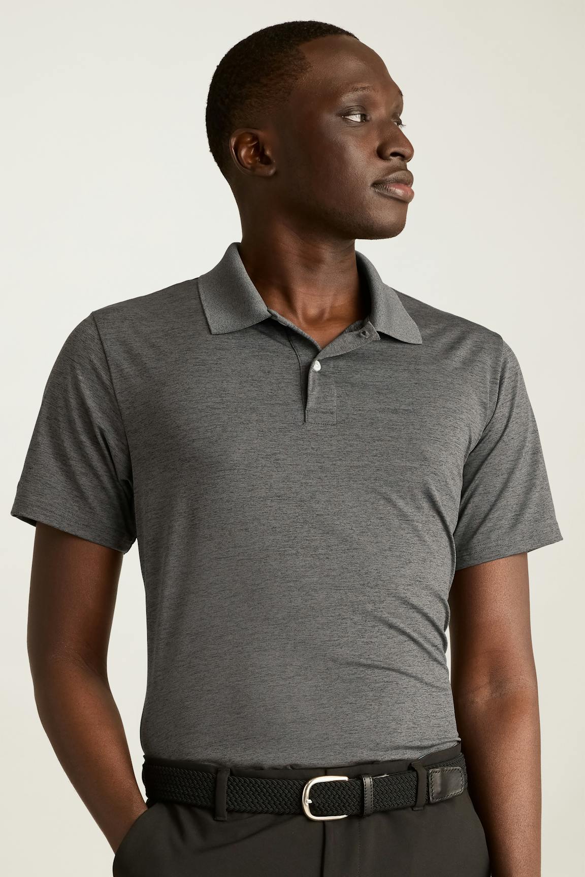 Performance Golf Polo / Bonobos - heather charcoal